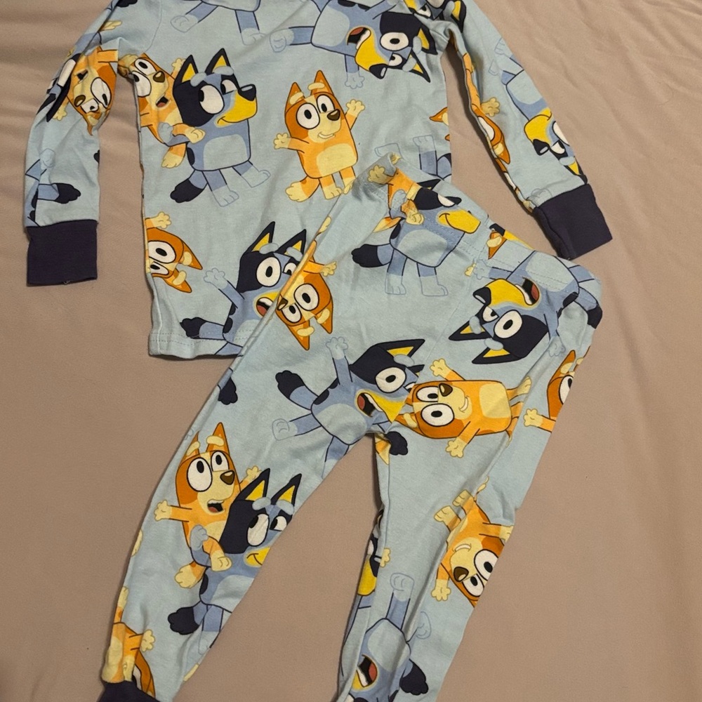 🐾 Bluey & Bingo Pajama Set